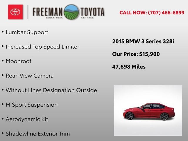 2015 BMW 3 Series 4dr Sdn 328i RWD SULEV