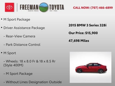 2015 BMW 3 Series 4dr Sdn 328i RWD SULEV
