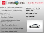 2012 Mercedes-Benz C-Class Base