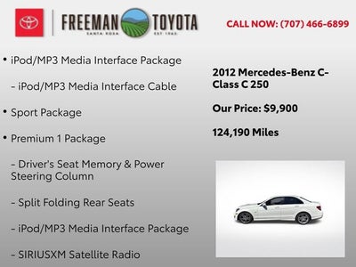 2012 Mercedes-Benz C-Class Base