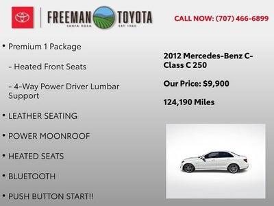2012 Mercedes-Benz C-Class Base
