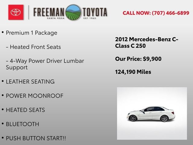 2012 Mercedes-Benz C-Class Base