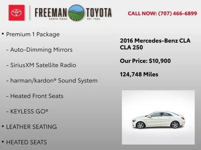 2016 Mercedes-Benz CLA 4dr Sdn CLA 250 FWD