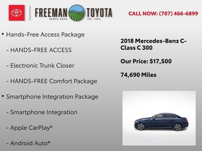 2018 Mercedes-Benz C-Class C 300 Sedan