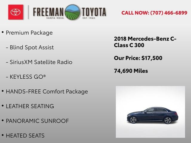 2018 Mercedes-Benz C-Class C 300 Sedan