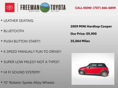2009 MINI Cooper Hardtop 2dr Cpe