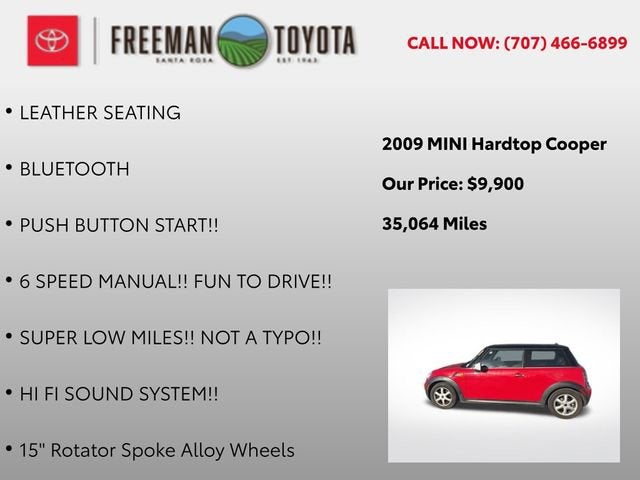 2009 MINI Cooper Hardtop 2dr Cpe