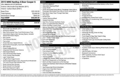 2015 MINI Cooper Hardtop 4 Door 4dr HB S