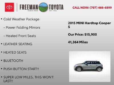2015 MINI Cooper Hardtop 4 Door 4dr HB S