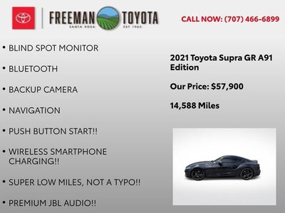 2021 Toyota GR Supra A91 Edition Auto