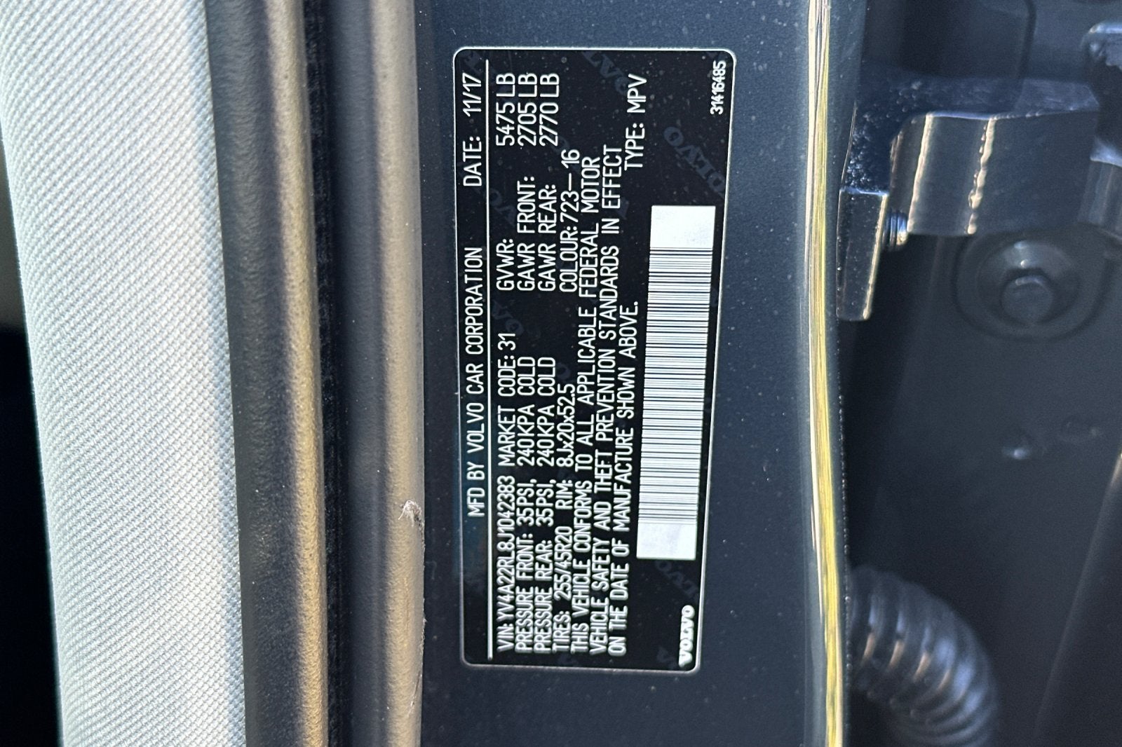2018 Volvo XC60 T6 AWD Inscription