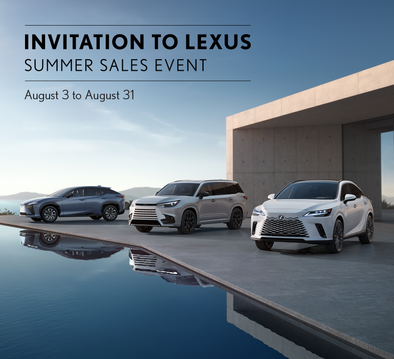 Invitation to Lexus Sales Event